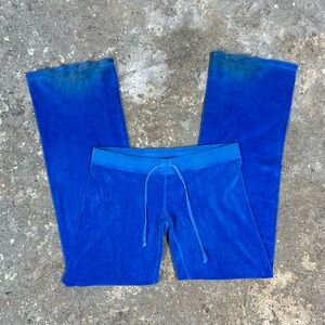 Juicy Couture Sky Blue Velour Trackpants